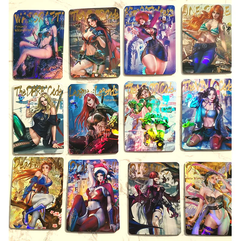 อะนิเมะเทพธิดา Story ACG DIY Hot Stamping การ์ดสะสม Hancock Nami Katarina เกมของเล่นคริสต์มาสของขวัญวันเกิด