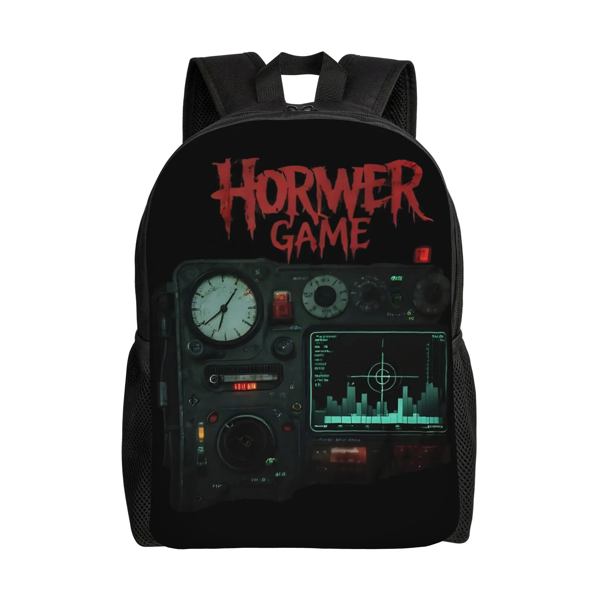 

Рюкзак Iron Lung Minimal Interface Horror Game для мужчин, женщин, подростков, школьников, для работы, повседневный, для ноутбука, холщовый, спортивный