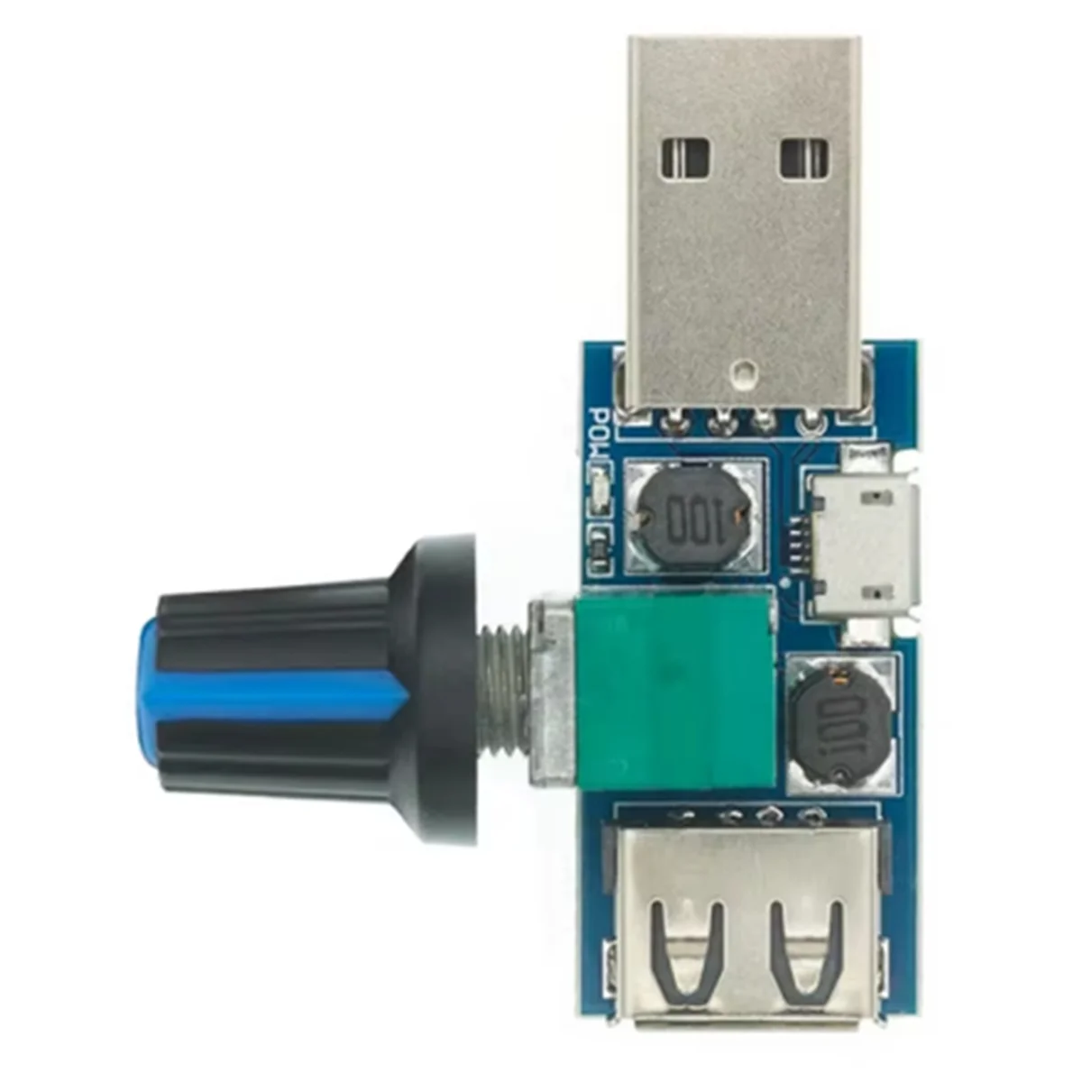 

НОВЫЙ USB-регулятор вентилятора, регулятор скорости ветра, регулятор объема воздуха, охлаждение, бесшумный, многофункциональный модуль переключателя скорости вентилятора, 5 В постоянного тока