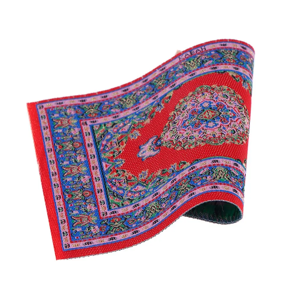 Meubles jouets échelle 1:12, tapis tissé Miniature de Style turc, yeux de la perse, tapis pour maison de poupée, accessoires de poupée