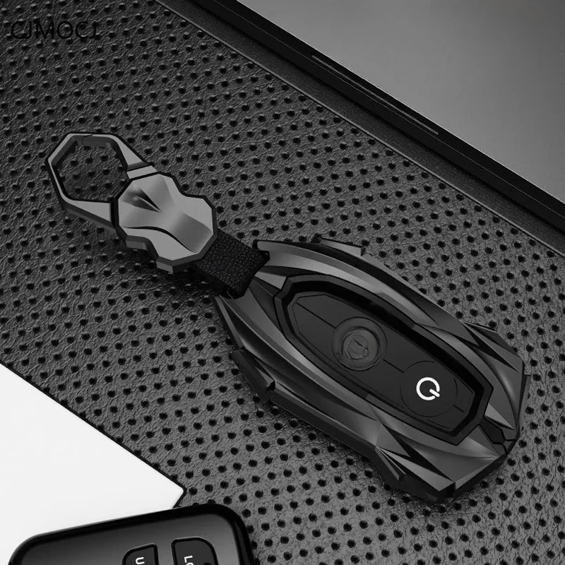 

For Yamaha NMAX 155/JOG I125/FORCE/NVX 155 Zinc Alloy Car Remote Key Case Cover Shell Keychain Accessories