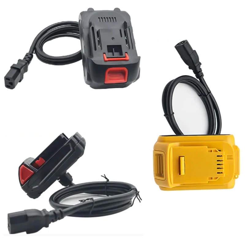 Lithium Battery Case Tool Adapter Power Cord For Dewalt For Milwaukee For Makita 18V 20V Machine Connect Lead Acid Battery 24V