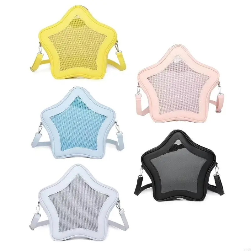 X90D Pu Leather Star Crossbody Bag Bag Pin Display Counter Handbag