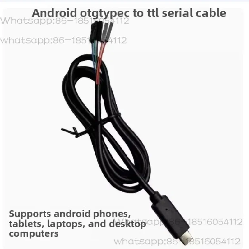 

Android Type-C to Serial Port Cable USB to TTL Serial Port Cable Supports 1 Meter Long for Mobile Phones and Tablets
