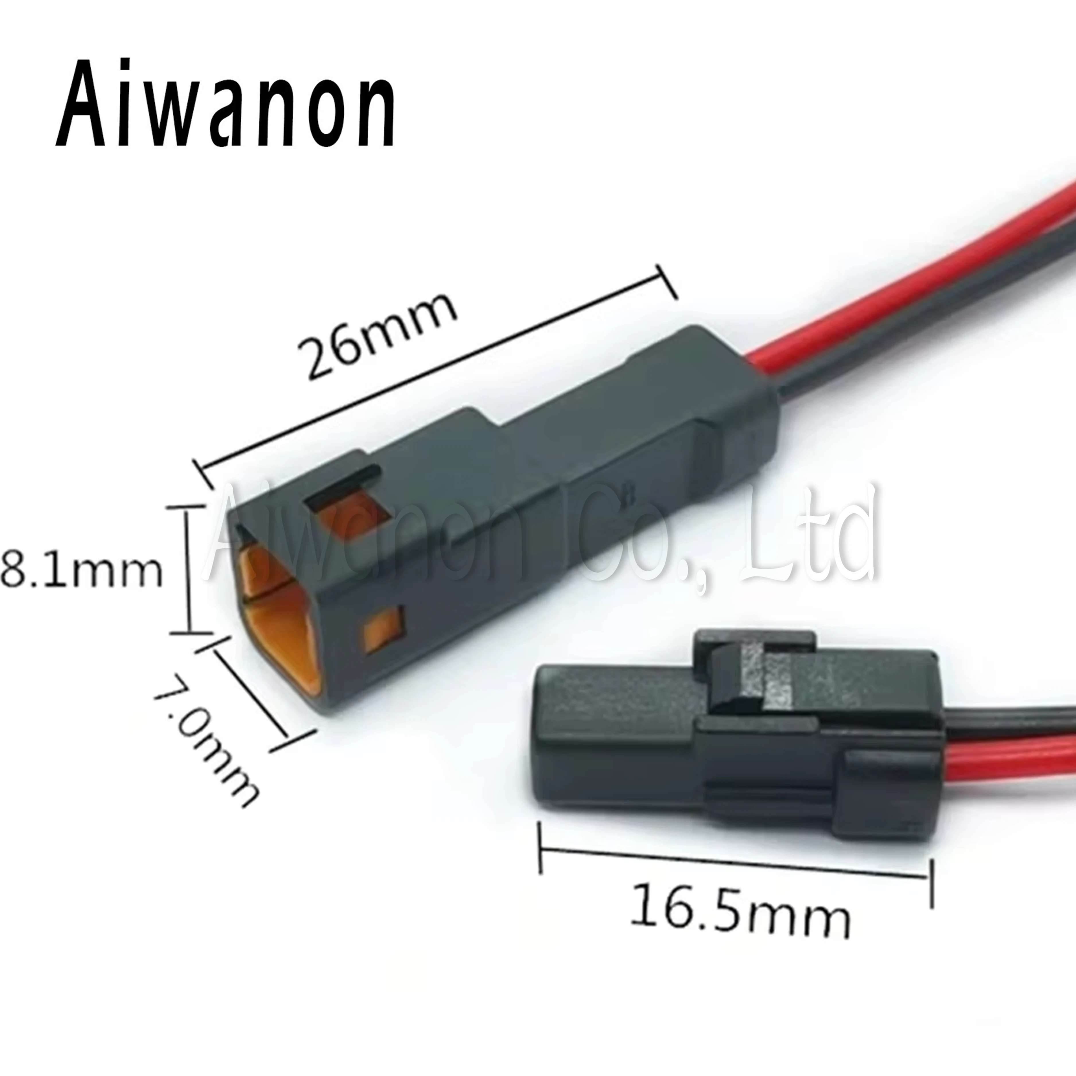 

1 Set 2 Pin Car JST 02R-JWPK-VKLE-S 02T Special Version Electrical Cable Connectors Waterproof Female Male Wire Harness Plug
