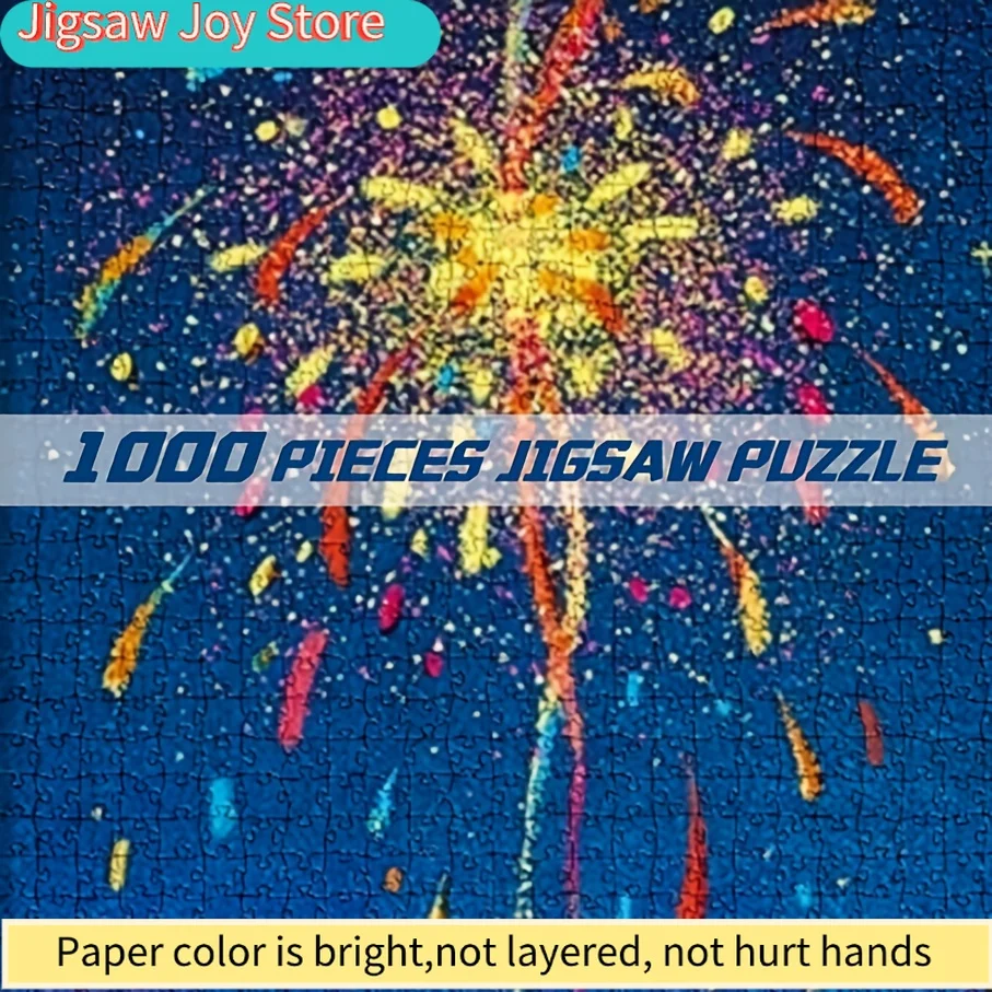 

Пазл для взрослых с изображением фейерверка, идеально подходящий для развлечений и обучения. Используется как элемент домашнего декора