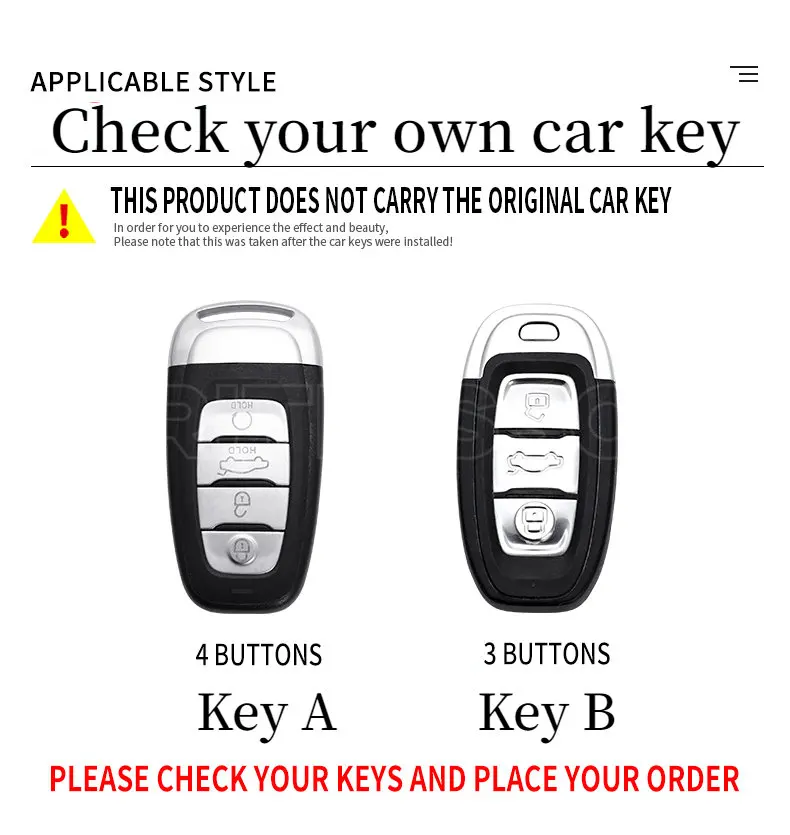 Car Key Case Cover Shell for  Hongqi H5 Car Key Case EHS9 High-end Shell H9 Hongqi H9 H5 2020-2021 Keychain Car Accessories