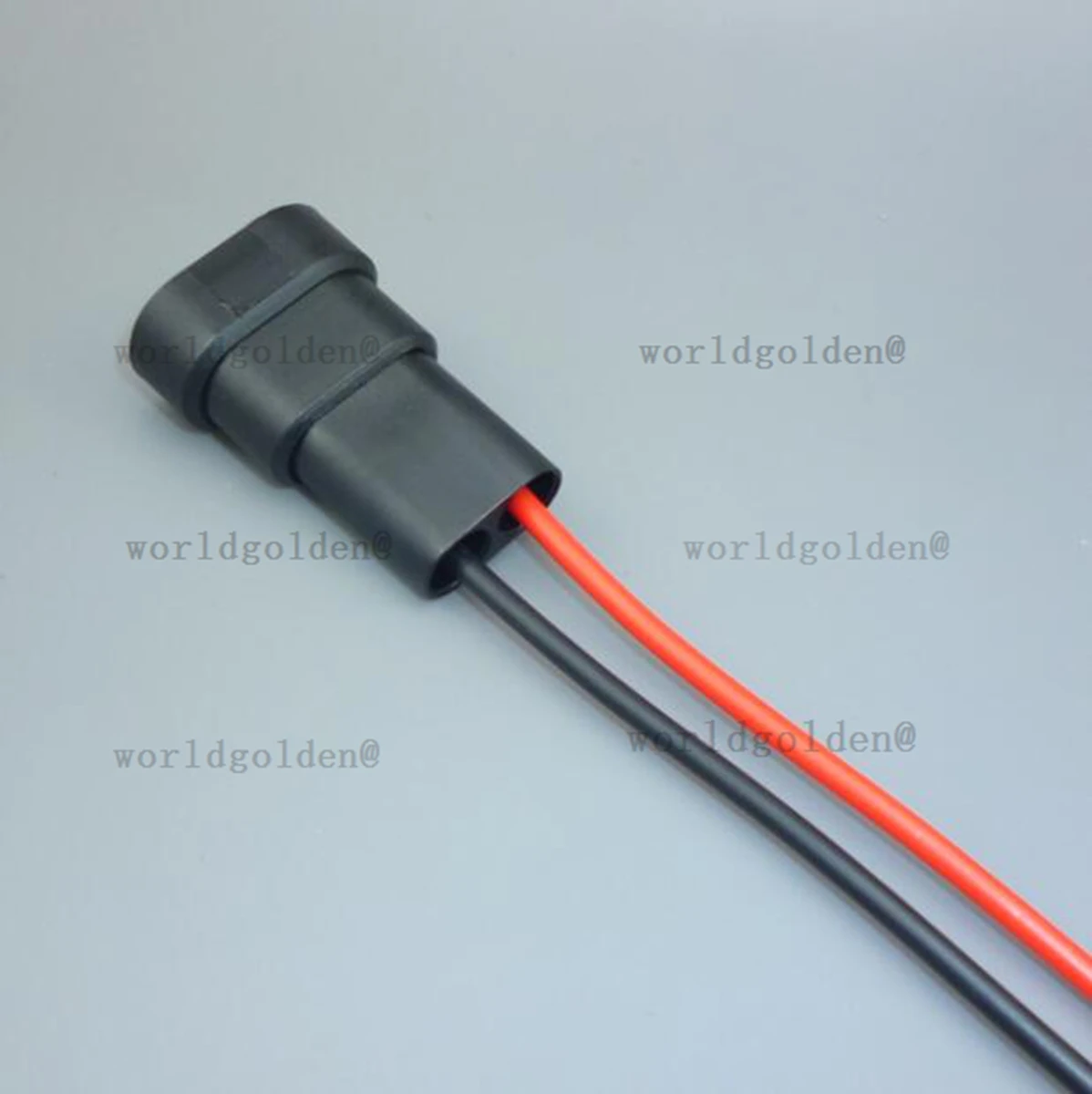 2Pin 9005 9006 HB3 HB4 Male Plug Connector for Universal Cars, waterproof & shockproof, ideal for HID headlight harness assembly
