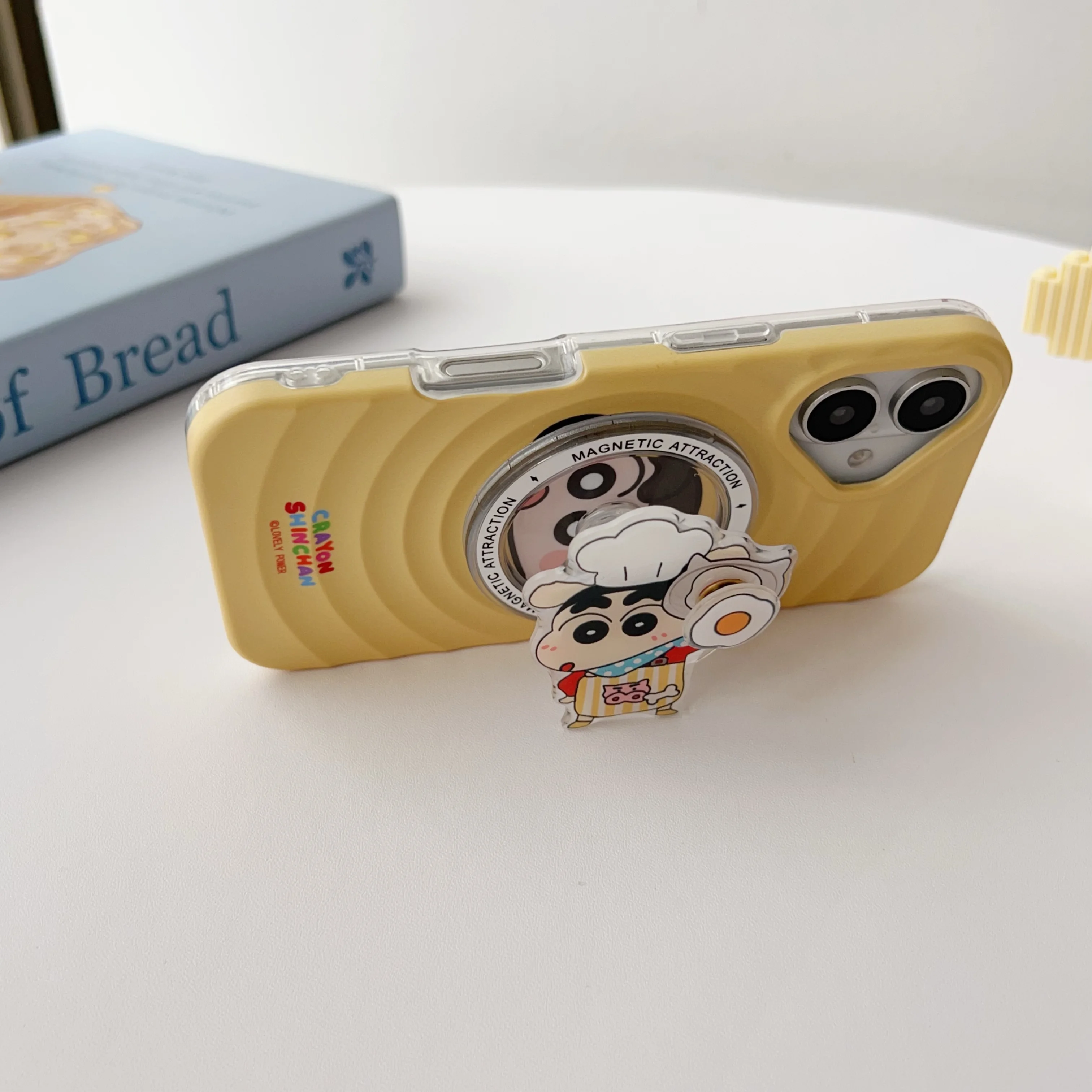 かわいい漫画アニメの磁気携帯電話ホルダー、iPhoneや磁気携帯電話ケースに適しています