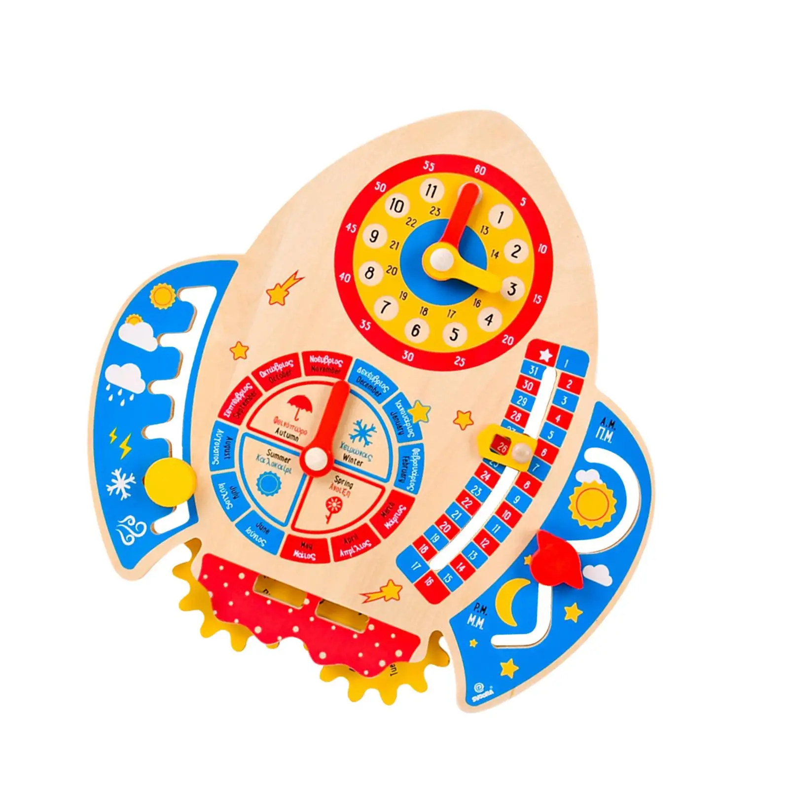 Calendar Board Toys Early Educational Toy Weather Number for Children image 3