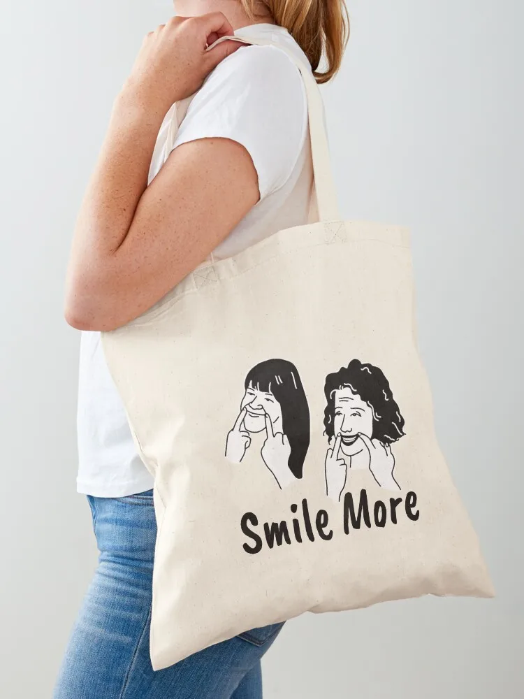 SMILE MORE Broad City Tote Bag Big bag women Women's shopper bag tote university Woman shopper