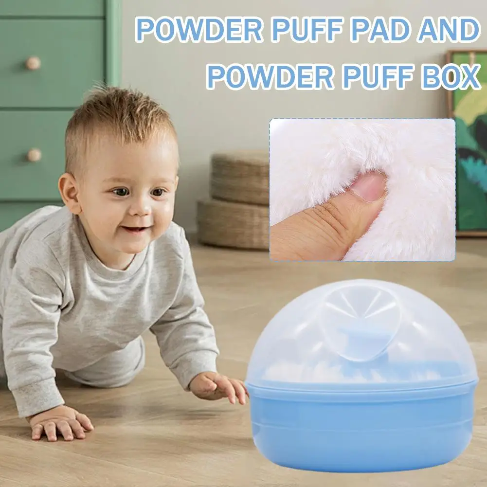 Infant Puff Box High Quality Body Baby Face Comfortable Sponge Powder Case Talcum For Children And Adult