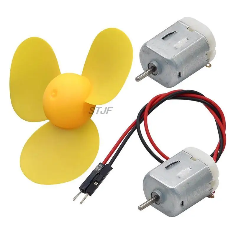 Single micro 130 little motor 4WD DC small medium /72MM propeller