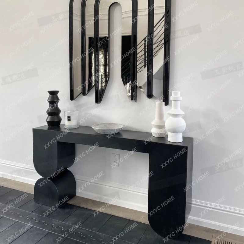 LBX Nordic Creative Console Tables Model Room Club a Long Narrow Table Modern Light Luxury Simple Side View Table Hotel