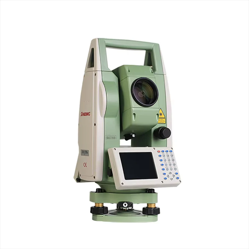 2026 Sanding STS-772R10L 105 Wooden Tripod Ts 06 R1 Plus Theodolite Mini Totale Reflectorless Total Station Surveying Instrument