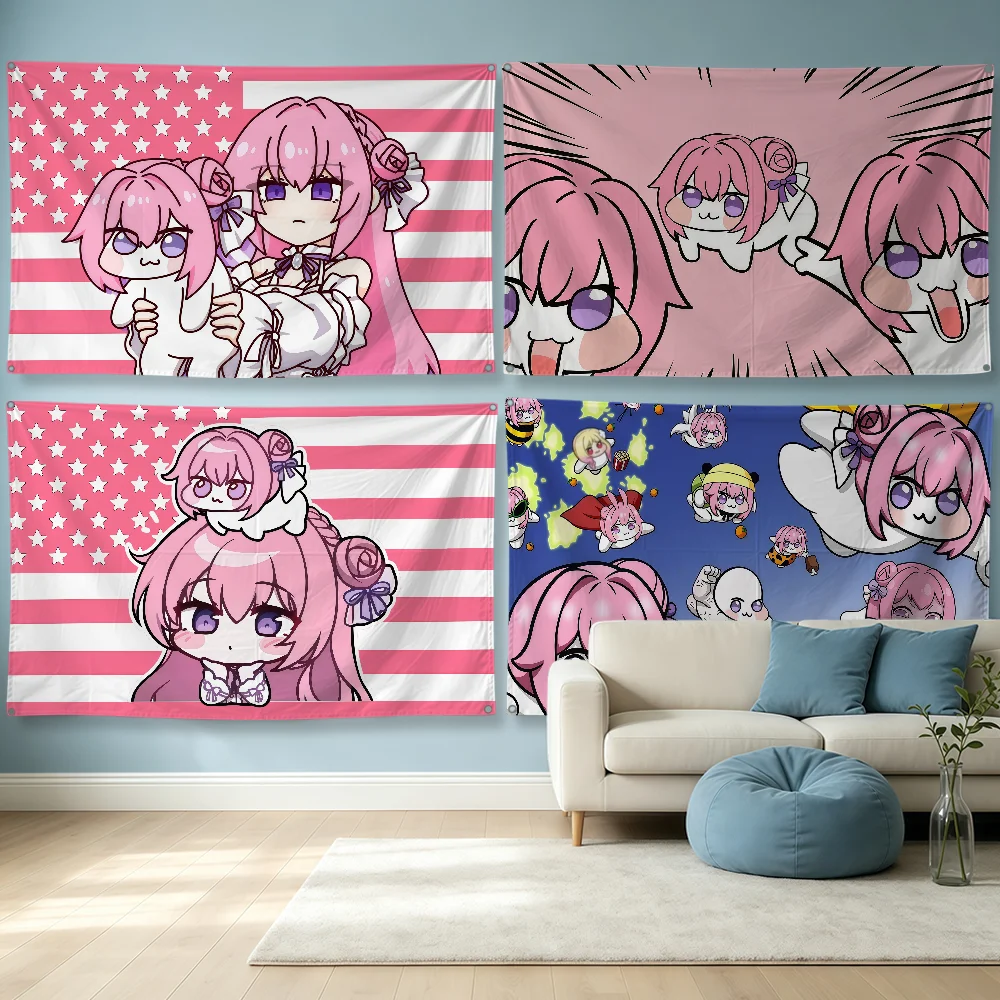 Nikkes Of Victory D-Doro G-Goddess Flag Polyester Banner Flags For Party Club Outdoor Interior Wall Paper Decoration Banner Gift