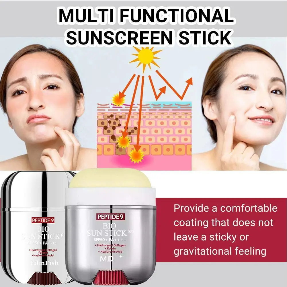 

SPF50+ Moisturizing Sunscreen Stick Isolation Protection Waterproof Sweat Resistant UV Protection Sunblock Sunscreen Skincare