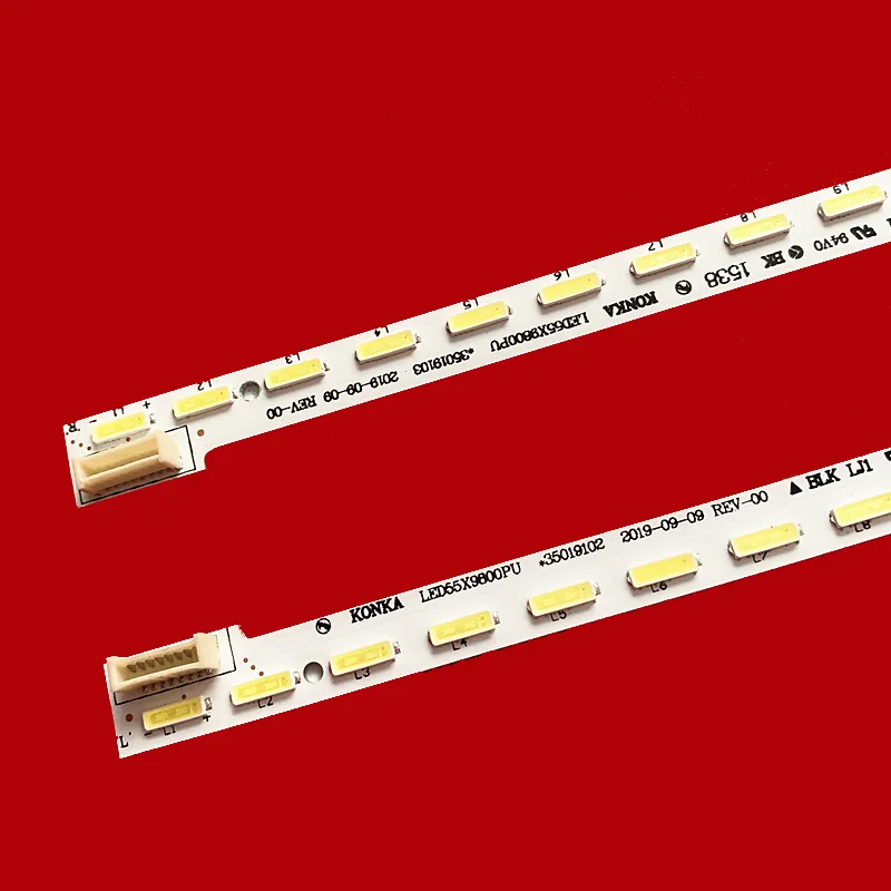 NEW LED Strips For tosh iba 55L7400 KDL55XS782 LED55X9800PU 35019102 35019103 PHILCO 55L7400 KDL55XS782ANT 35020362 35020364