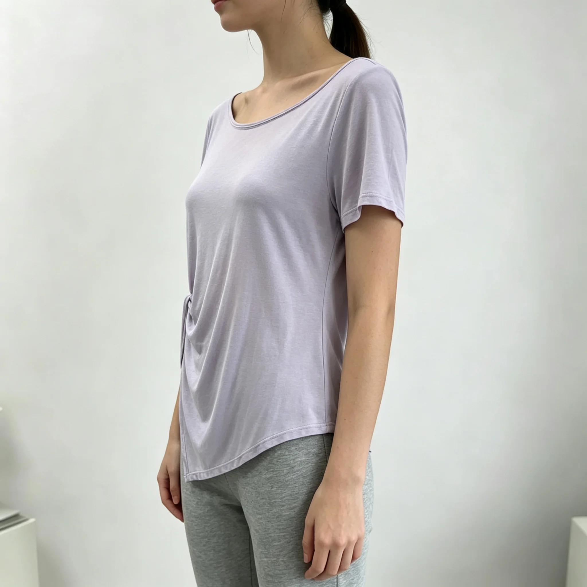 Beautiful Training Yoga Tops, Women's Short-Sleeved Loose-Fitting Quick-Drying Casual Summer Training Clothes