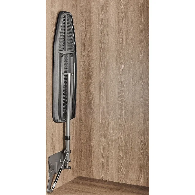 Wardrobe Damping Ironing Board Hidden Push-pull Folding Iron Rack Cloakroom Built-in Telescopic Rotating Ironing Board 1pcs