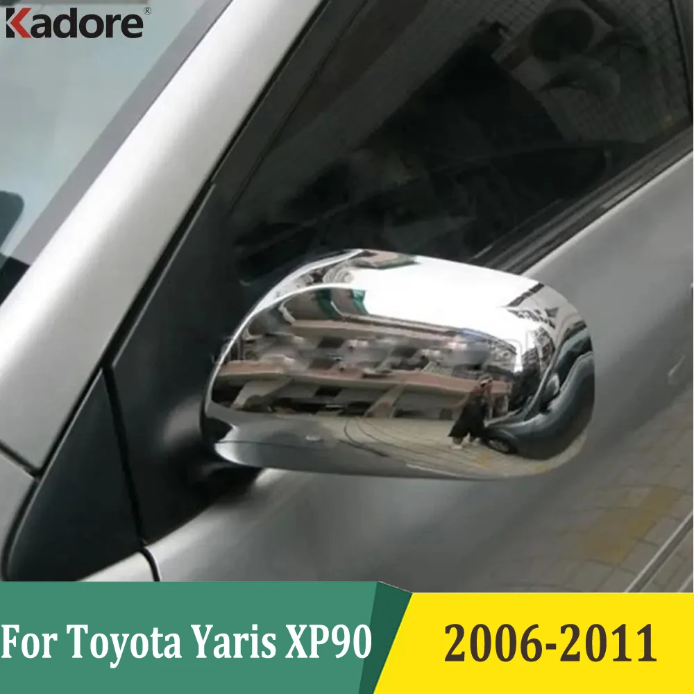 

Для Toyota Yaris 5dr XP90 2006 2007 2008 2009 2010 2011 хромированная крышка зеркала заднего вида на боковую дверь, накладки, автомобильные аксессуары