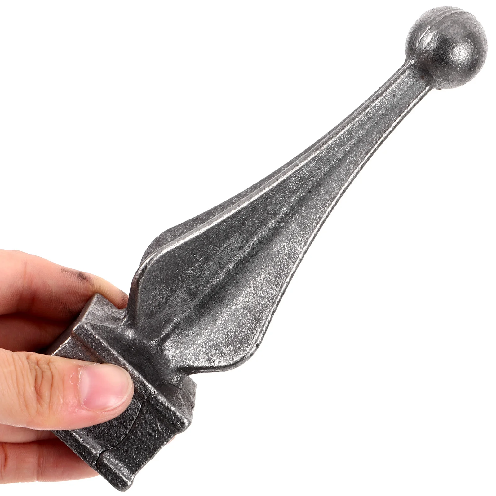 

1pc Iron Accessories Decorative Fence Finial For Yard Garden Fence Post Tops Metal Finials Outdoor Farmhouse Fencing Topper