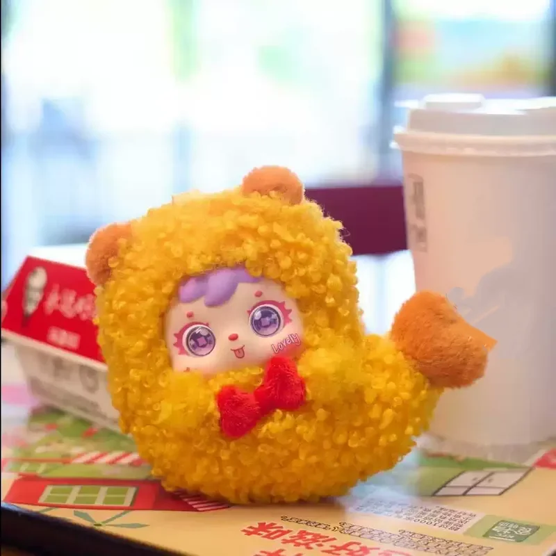 100% الأصلي الجديد صموئيل المقلية الروبيان سلسلة مفاجأة صندوق أعمى الفينيل أفخم قلادة هدية عيد ميلاد جمع دمية #3