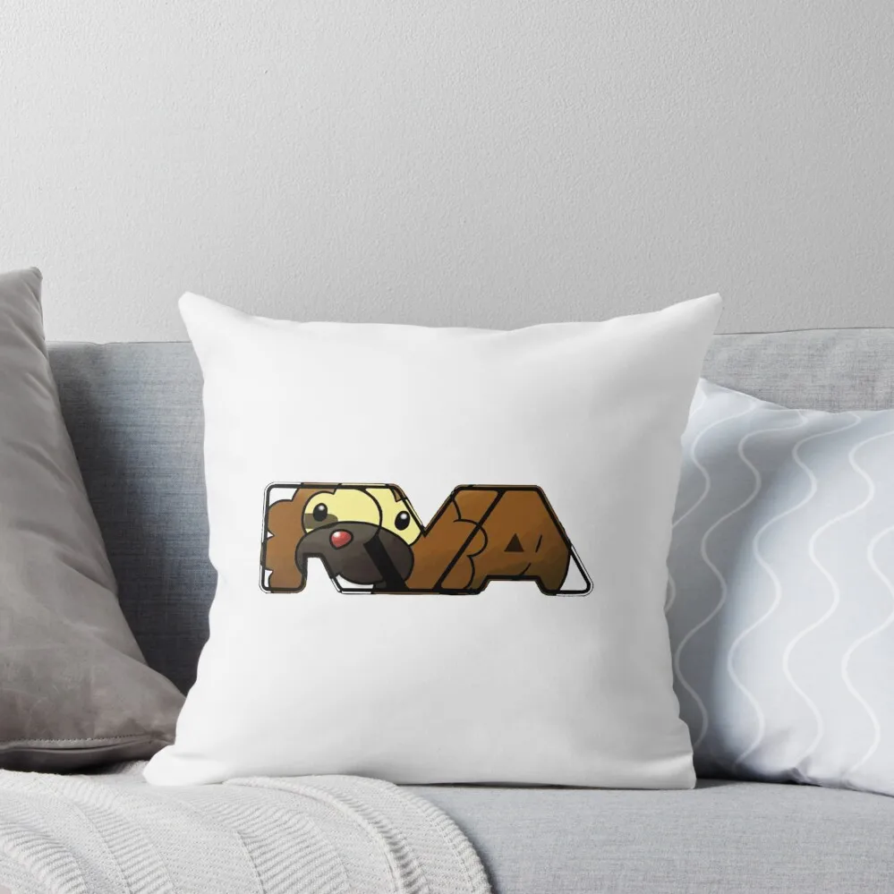 

RVA Bidoof Throw Pillow Embroidered Cushion Cover Bed pillowcases Christmas Throw Pillows Covers autumn pillowcase pillow