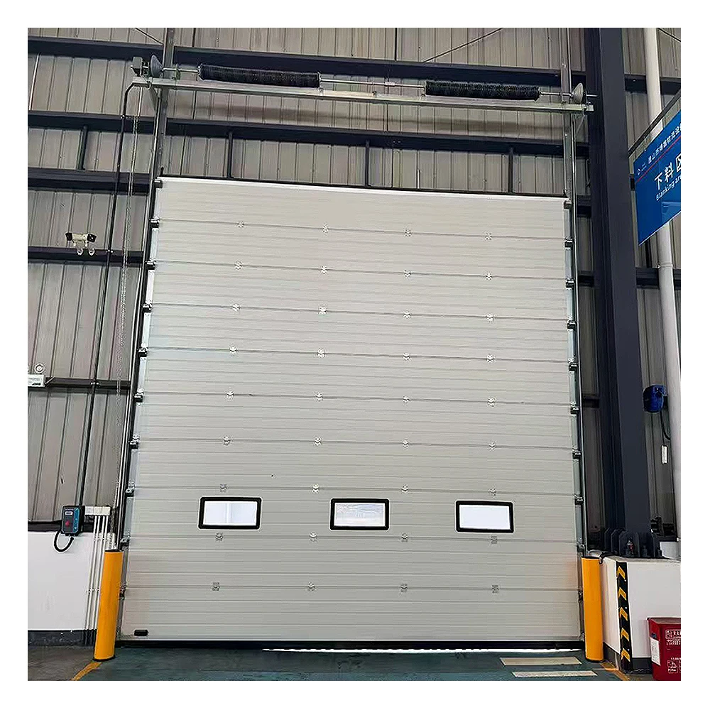 Customization Custom Industrial Windproof Shutter Door Slide Doors Wholesale Automatic Aluminum Garage Door