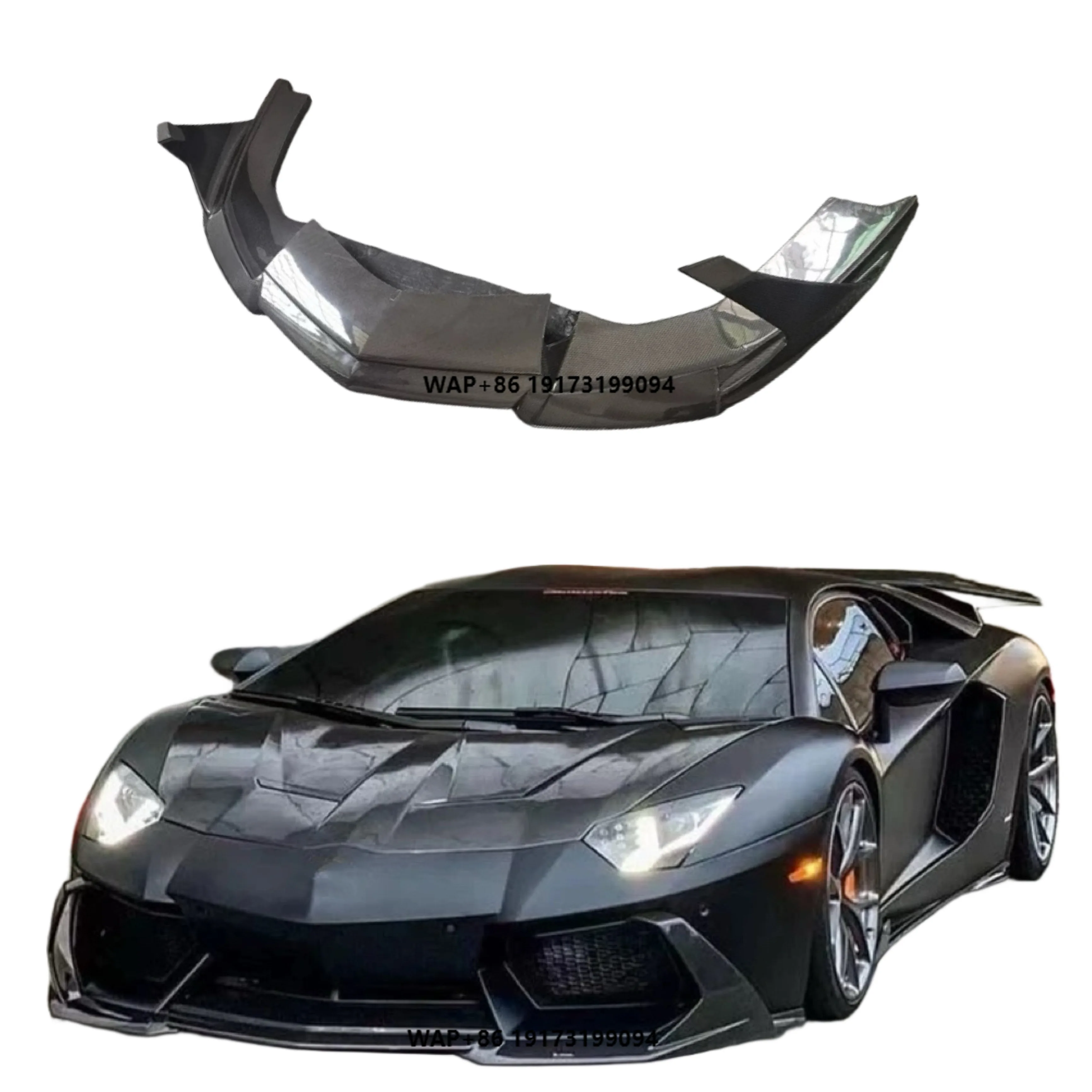 

For-Lamborghini Aventador LP700 Carbon Fiber Front Lip Body Kit