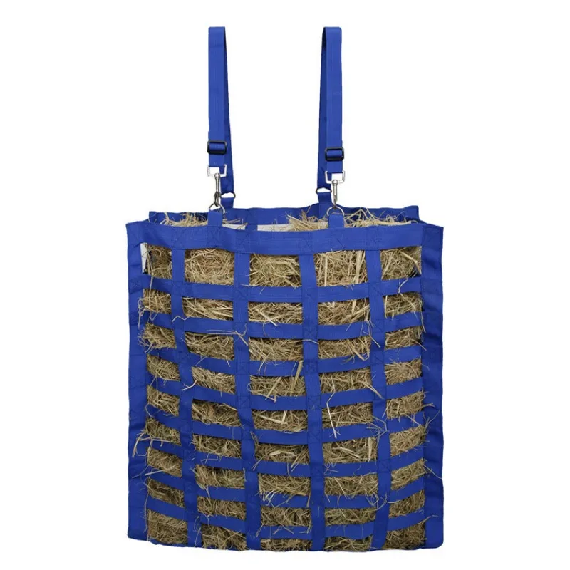 Simple Four-sided Hay Net Bag Large-capacity Webbing Hay Bag for Horses