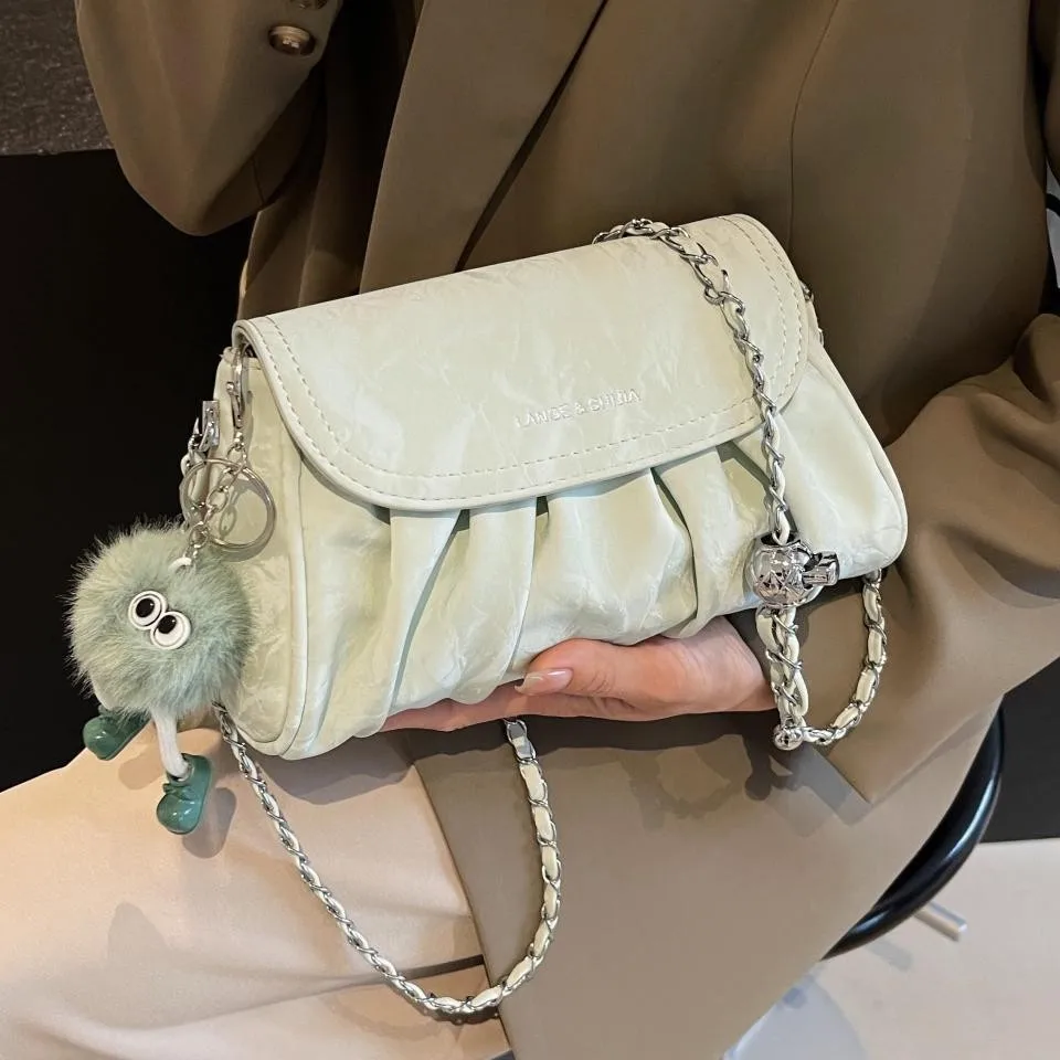 

2025 New Wrinkle Cloud Bag Womens Trendy Shoulder Bag Stylish Crossbody Purse Unique Minimalist Casual Chic Handbag