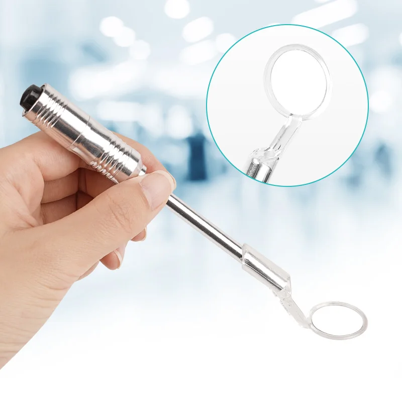 Dental LED Light Mouth Mirror Portable Reusable Dentist Oral Checking Fog Bright Tooth Care Hygiene Clean Instrument