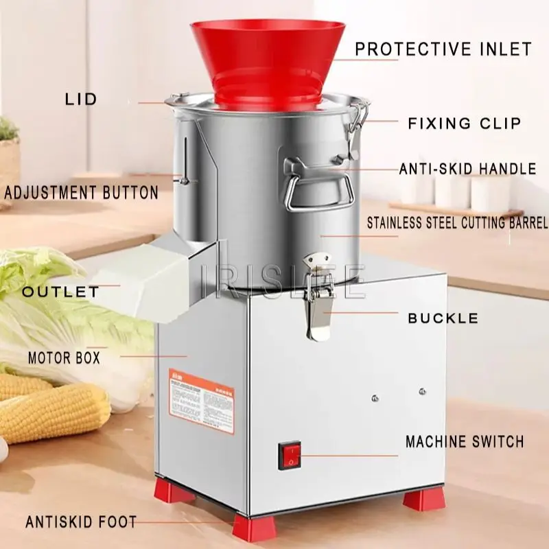 Affettatrice per verdure Trituratore Dicer Chopper/Macchina per ripieno di gnocchi per ristorante