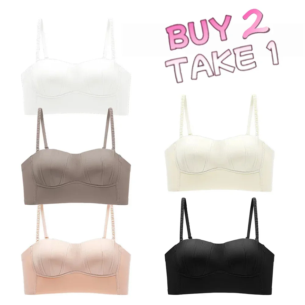 

Comfortable Daily Wear Lingerie Casual Style Casual Sexy Style Seamless Thin Bra Medium Elasticity Nylon Fabric