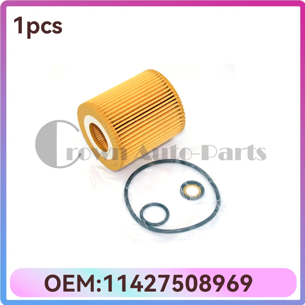 1/2/4 Pcs Engine Oil Filter 11427508969 For BMW E46 E87 E88 E90 E91 116i 120i 318i 320i