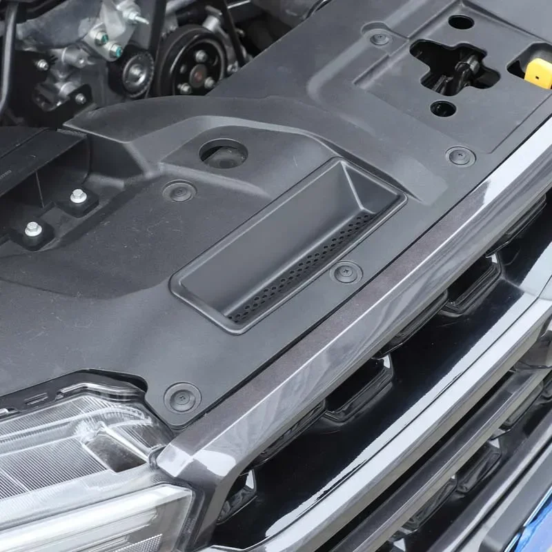 

ABS Black For Ford Ranger 2023-2025+Car styling car nacelle cover leakproof cover decorative sticker car protection accessories