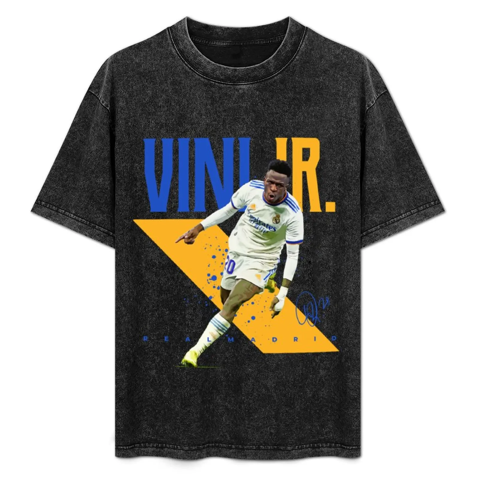 

Vini Jr. T-Shirt Basic Short Sleeve Cotton Blend T-Shirt
