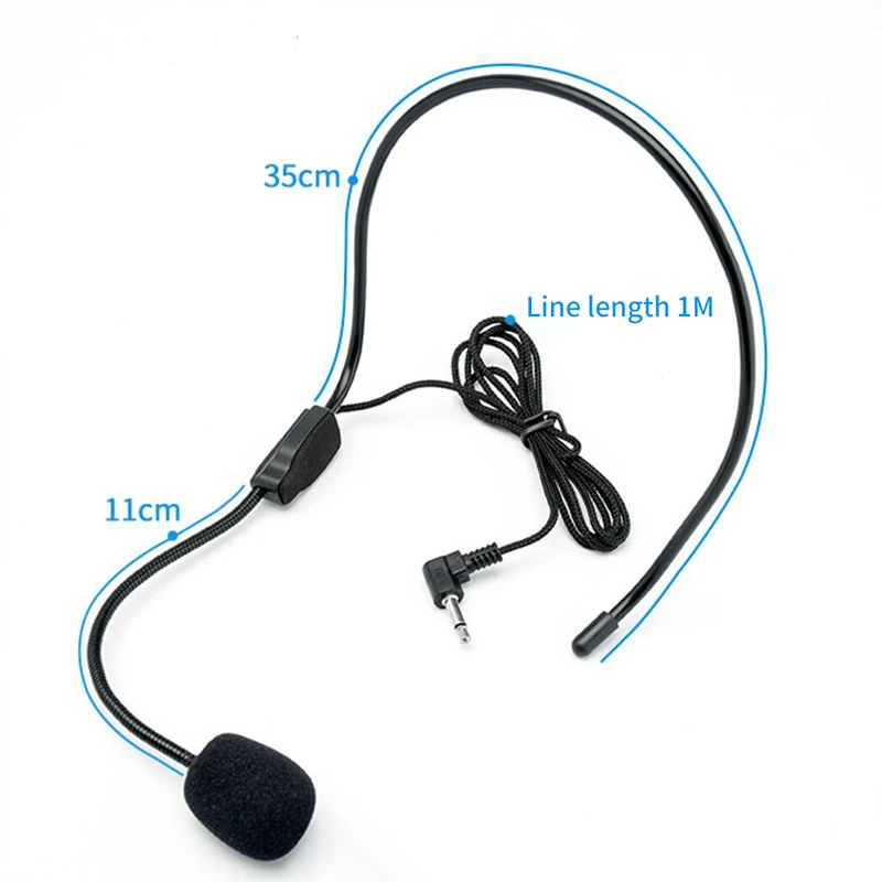 Wired Headset Microphone Ear Mounted Teachers\' Teaching Guide\'s Bee Loudspeaker Noise Reduction Microphone