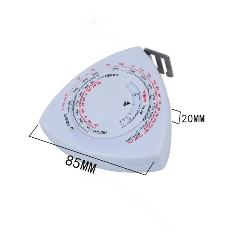 Y Shape Handle Tape Measure 150cm 60inch PVC Soft Ruler Retractable Waist Body Tape Sewing Fitness Circumference Measure Tool