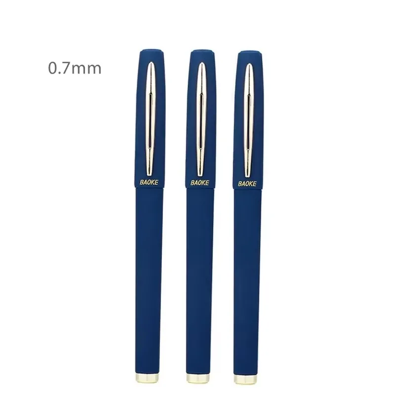 0,5/0,7/1,0 mm Grote capaciteit Signature Set Antibacteriële Pen Zwart Blauw Rood Carbon Kantoor Neutrale Balpen Zakelijke Navulling