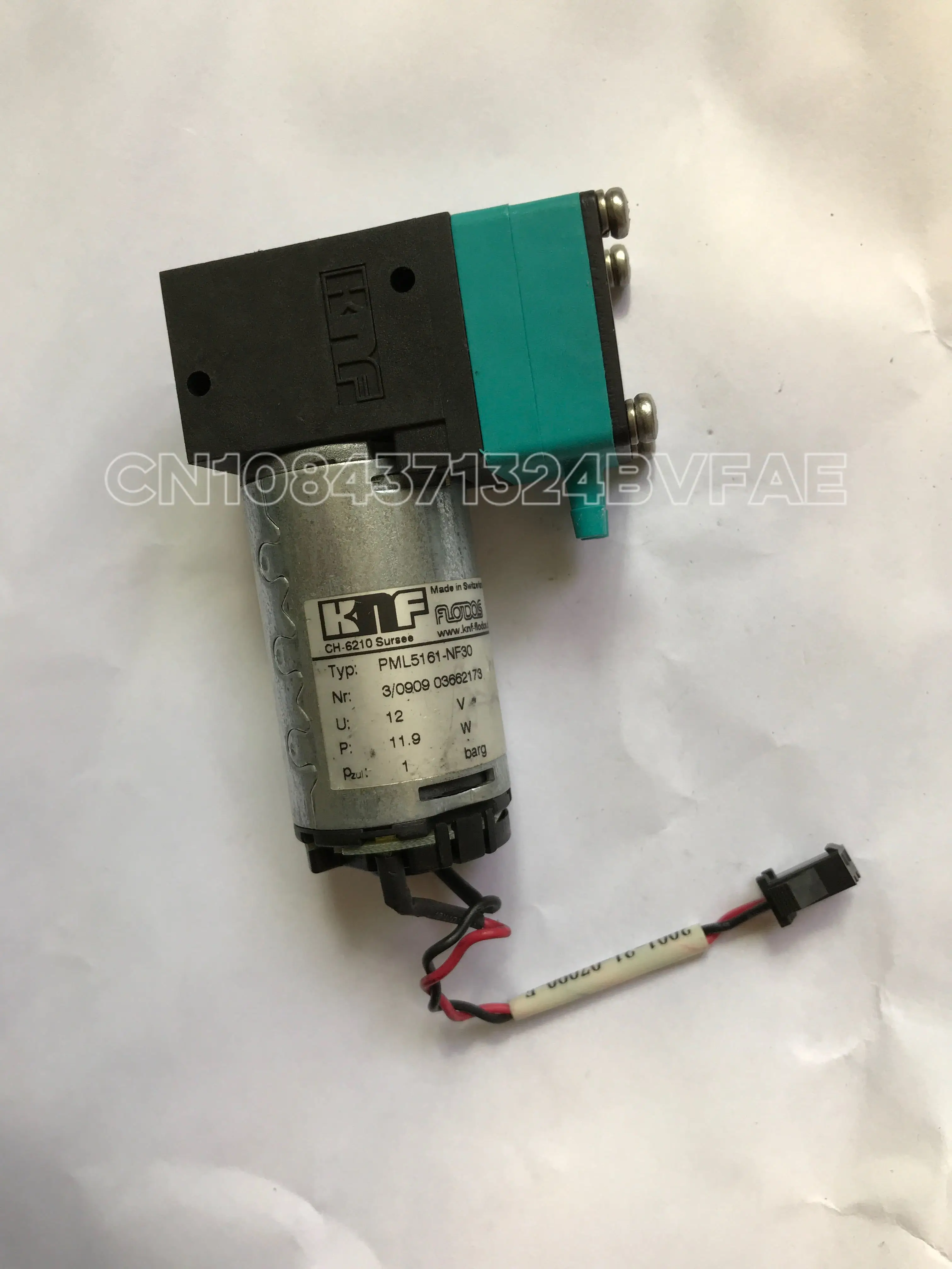 Original genuine Swiss KNF miniature vacuum pump PML5161-NF30 DC 12V diaphragm liquid pump biochemical pump