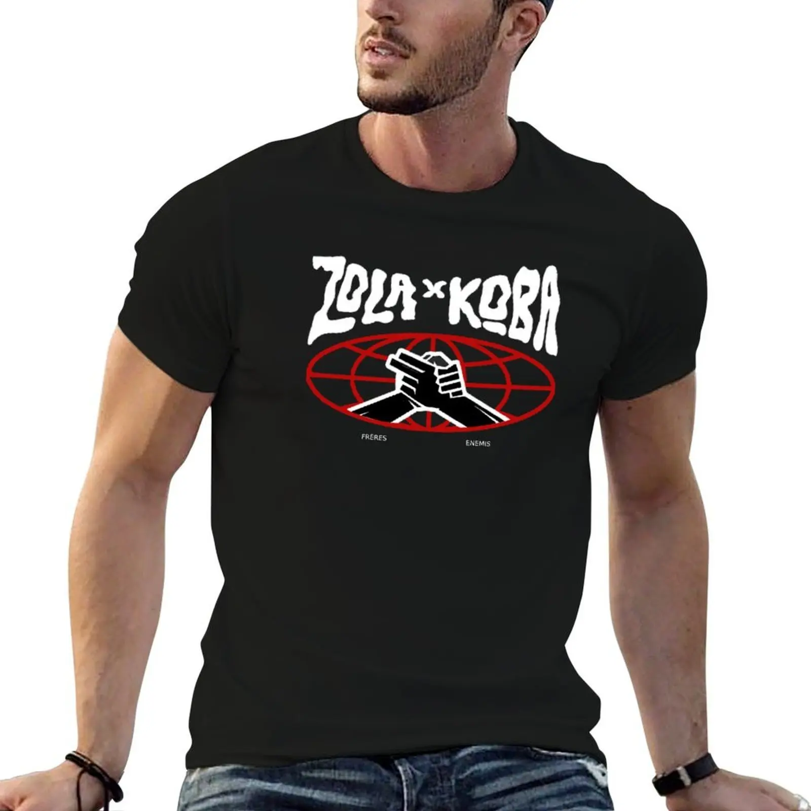 Футболка zola x koba с винтажным принтом и круглым вырезом