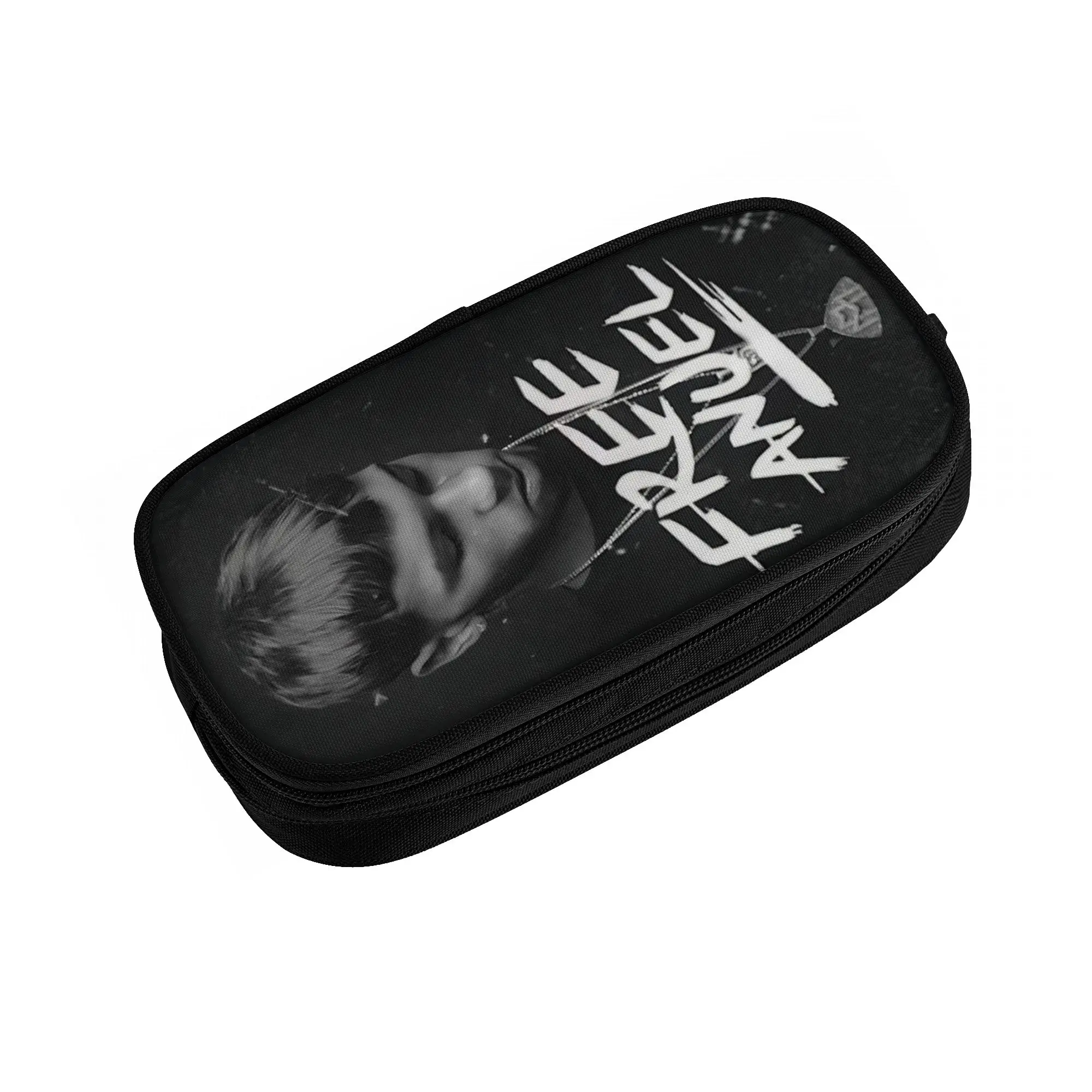 Korean Anuel AA Puerto Rican Rapper And Singer MIRAME  Pencil Cases for Boys Girls  Large Capacity Pen Box Bag Stationery