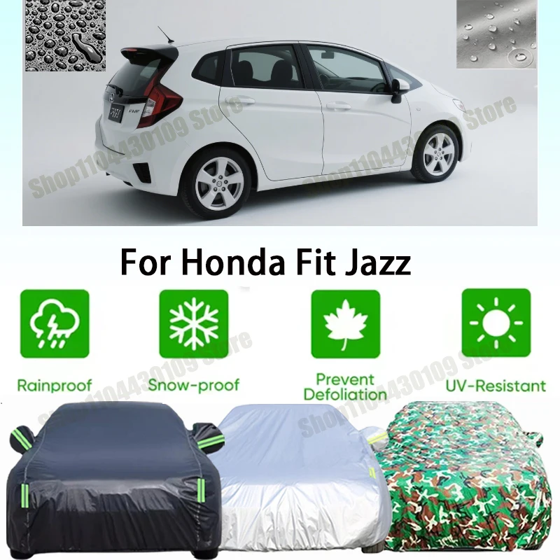 

Waterproof Car Cover Custom Duty SUN Waterproof All Weather For Honda Fit Jazz Waterproof All Weather for Automobiles