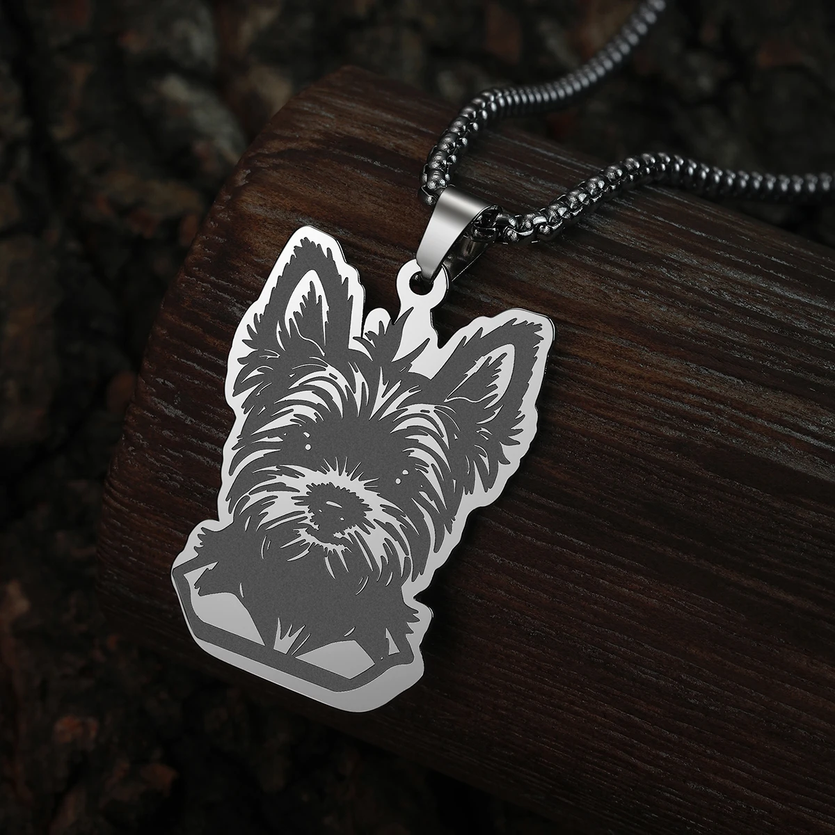 Chandler Yorkshire Terrier Pendant Necklace for Women Men Jewelry Accessories Cute Neck Chain Necklace Birthday Gifts