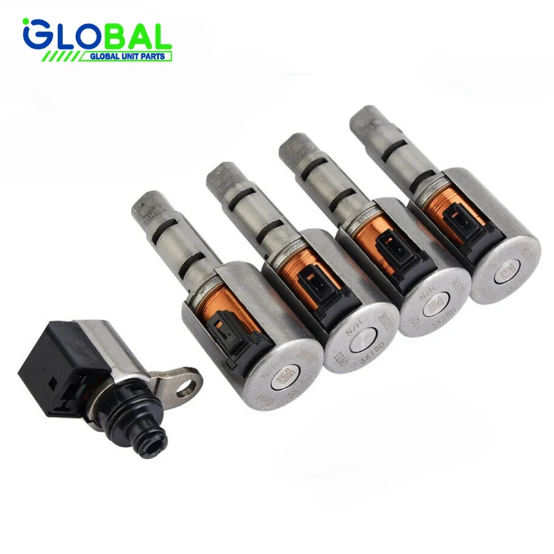 JF015E RE0F11A 5PCS CVT Transmission Valve Body Solenoid Fits For Nissan Note Sentra 12-Up