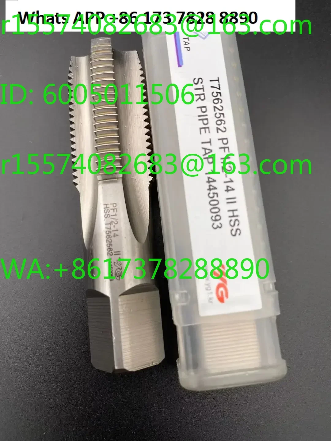 YG Pipe Thread Tap, Inch 55 Degree PF1/2-14 1/4-19 3/4-14 PT3/8 T7562