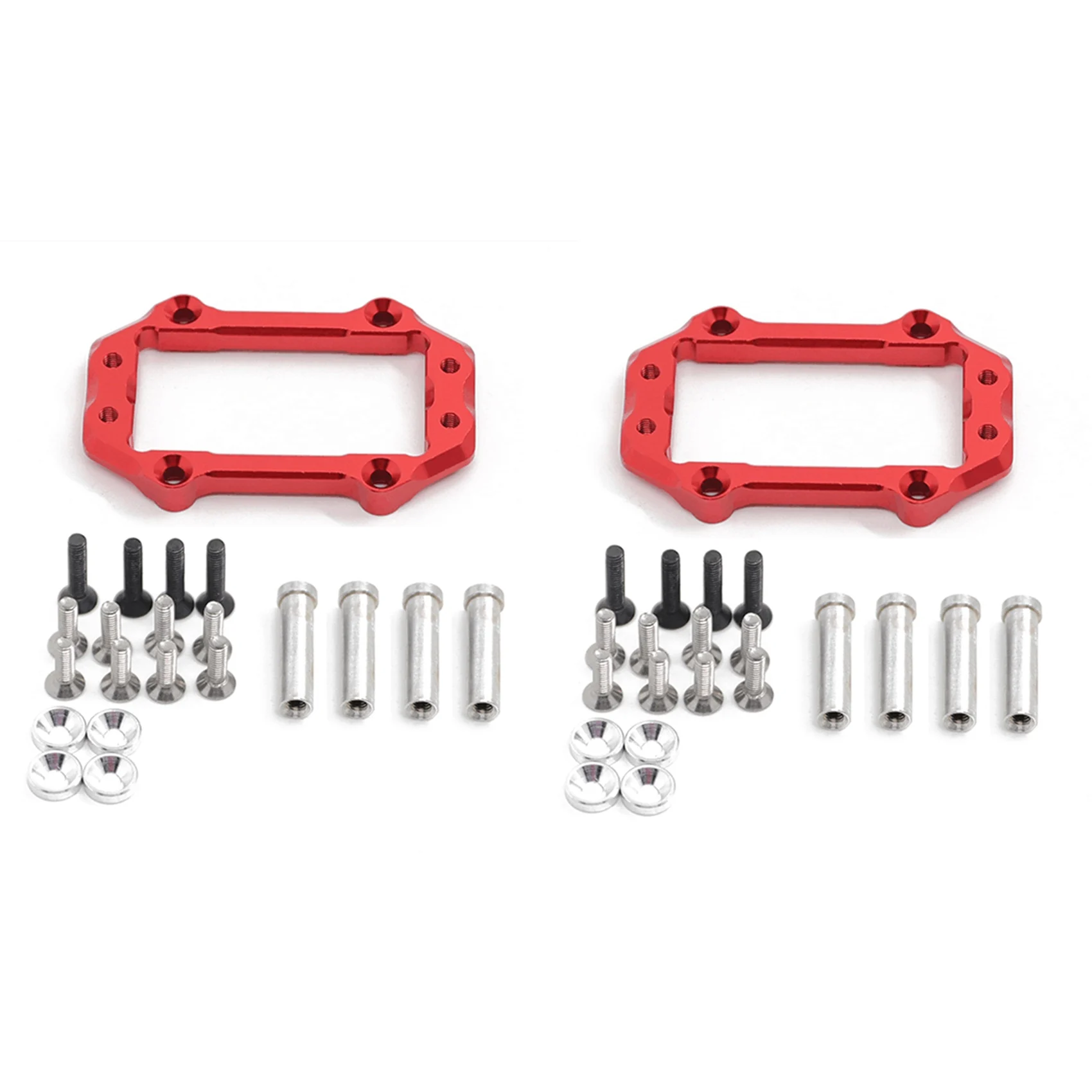 FBIL-2X Metal Steering Servo Mount Set For ARRMA 1/8 KRATON 6S Outcast Senton Talion Typhon BLX RC Car Upgrade Parts,1