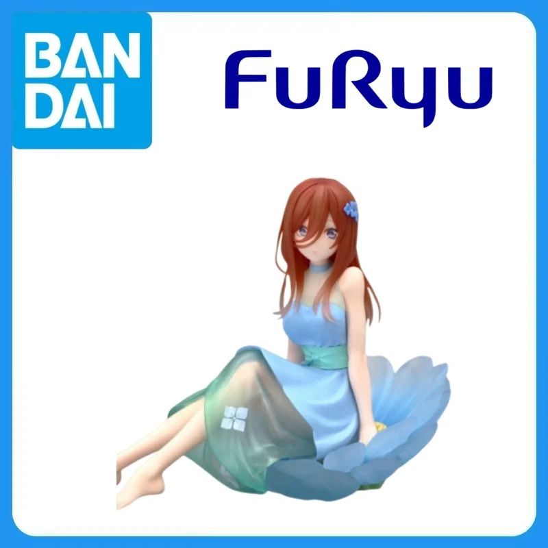 In Stock Genuine FuRyu Gotoubun No Hanayome Nakano Miku Bloo-me Kawaii Anime Figure Garage Kit Anime Cartoon Model Decoration